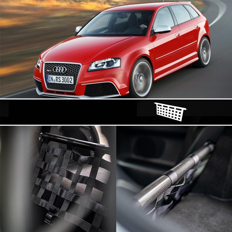 Clubsport Set - Strebe mit Netz für Audi A3 / S3 / RS3 8P